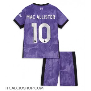 Liverpool Alexis Mac Allister #10 Terza Maglia Bambino 2023-24 Manica Corta (+ Pantaloni corti)